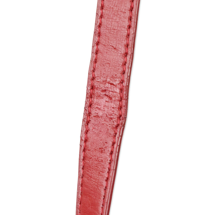 Saint Laurent Red Leather Bellechasse Medium Shoulder Bag