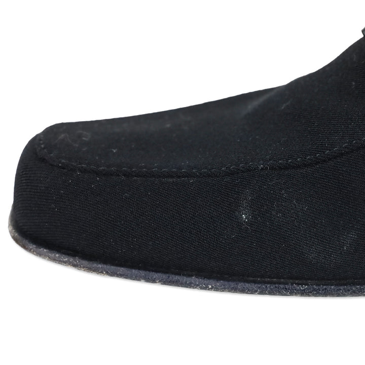 Salvatore Ferragamo Black Buckle Strap Mule