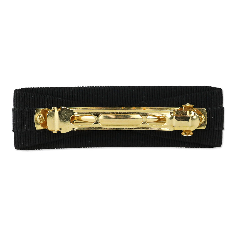 Salvatore Ferragamo Black Gancini Barrette