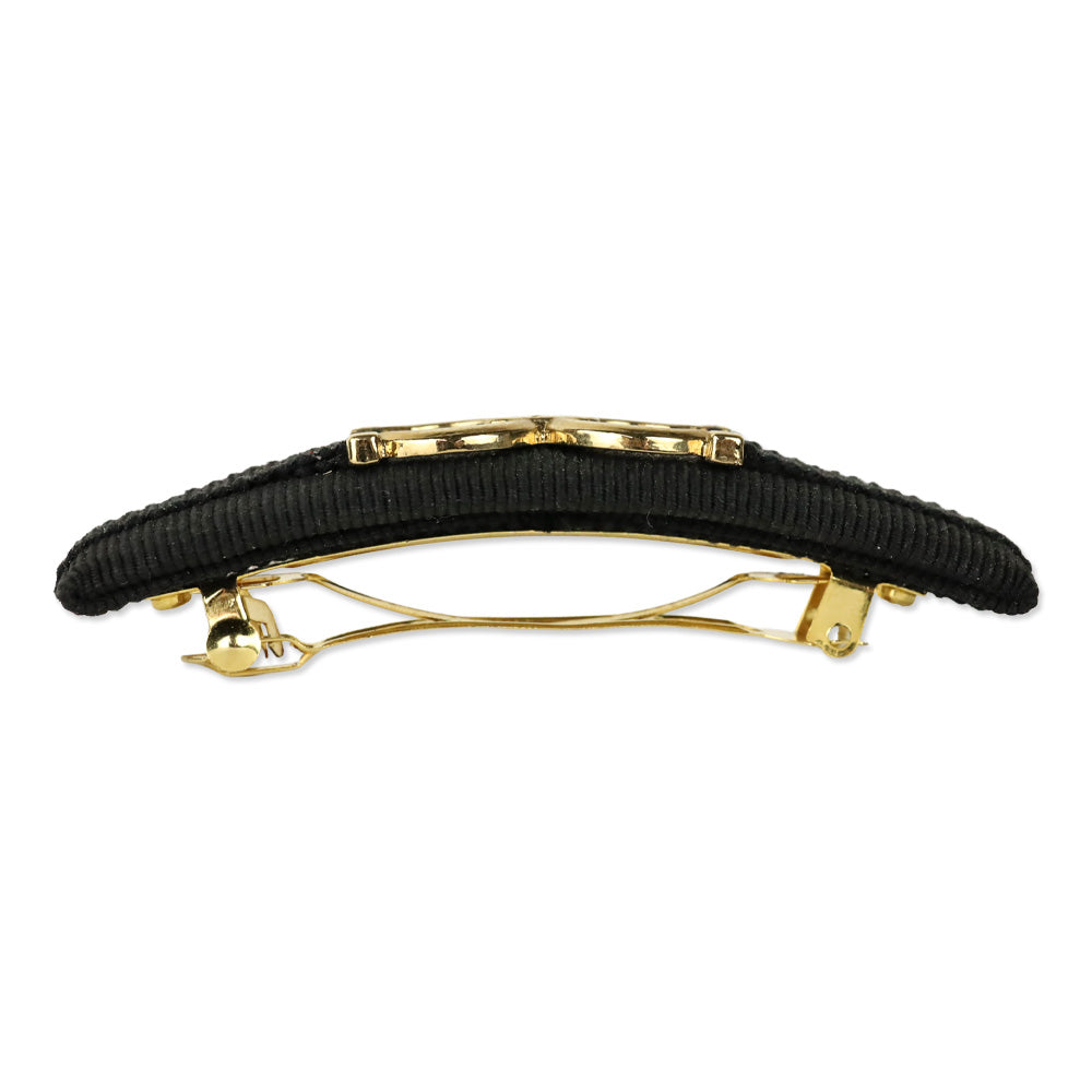 Salvatore Ferragamo Black Gancini Barrette