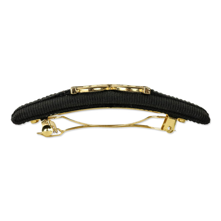 Salvatore Ferragamo Black Gancini Barrette