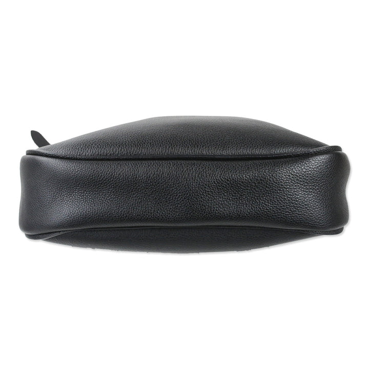 Salvatore Ferragamo Black Reverse Medium Leather Hobo Bag