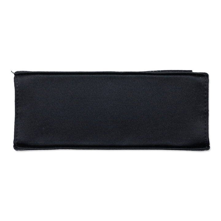Salvatore Ferragamo Black Satin Mini Vara Bow Top Handle Bag