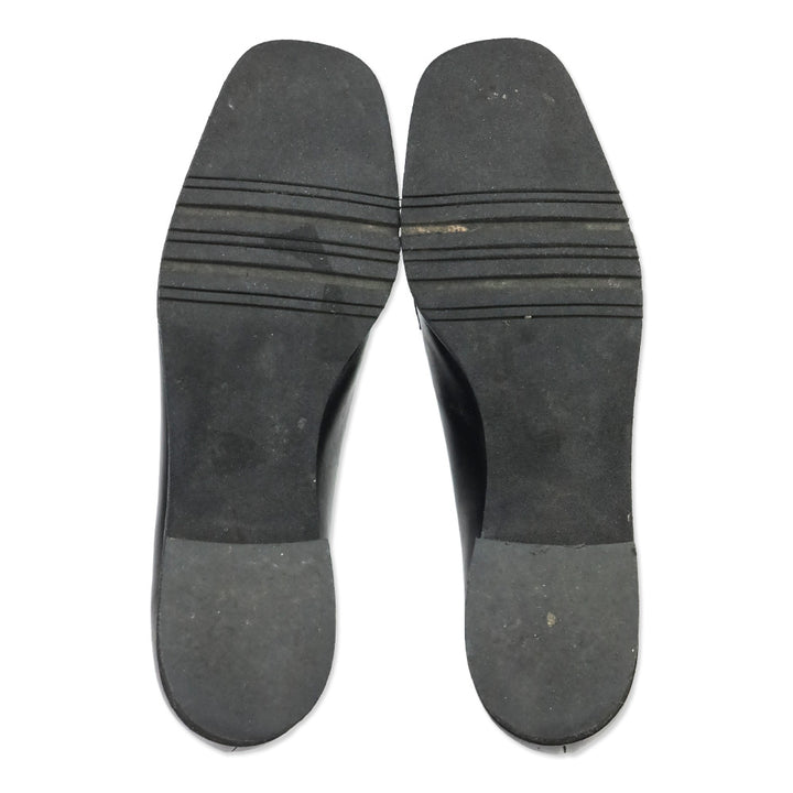 Salvatore Ferragamo Black Suede & Leather Gancini Loafer