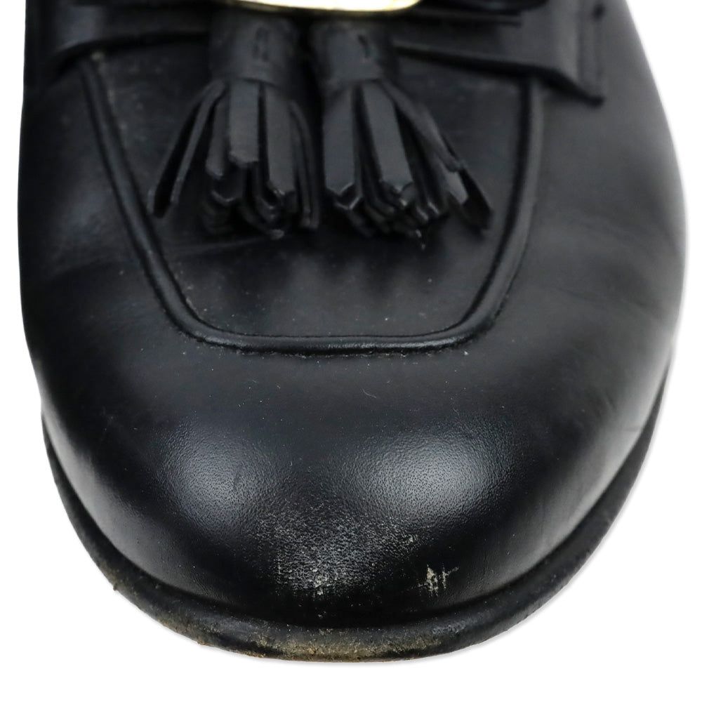 Salvatore Ferragamo Black Vara Bow Tassel Mules
