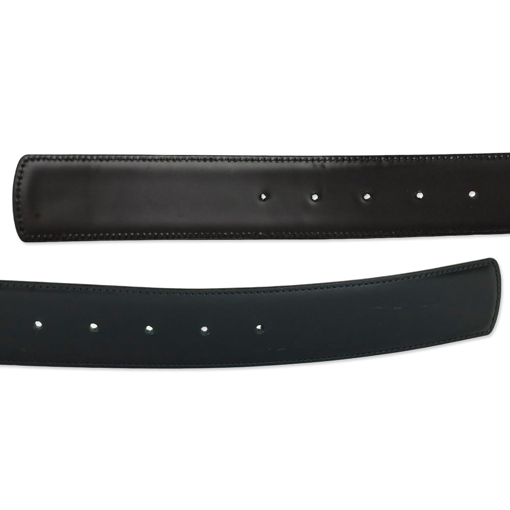 Salvatore Ferragamo Black/Auburn Reversible and Adjustable Double Gancini Belt