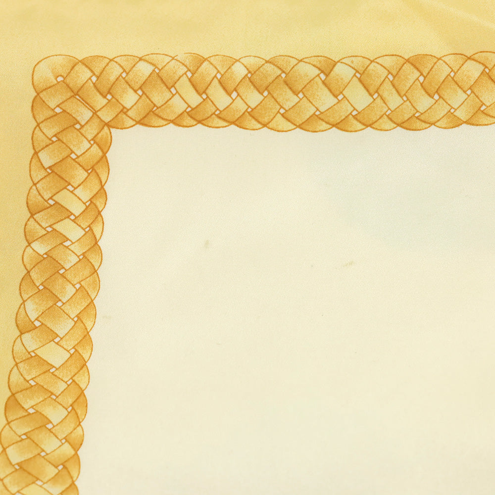 Salvatore Ferragamo Blue Hydrangeas Flamingo Silk Scarf