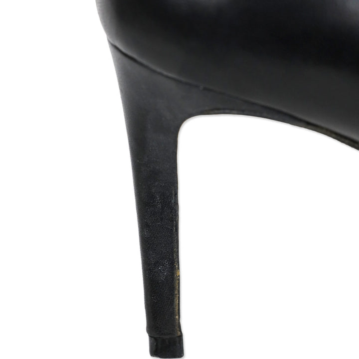 Salvatore Ferragamo Friuli 70 Black Leather Pumps