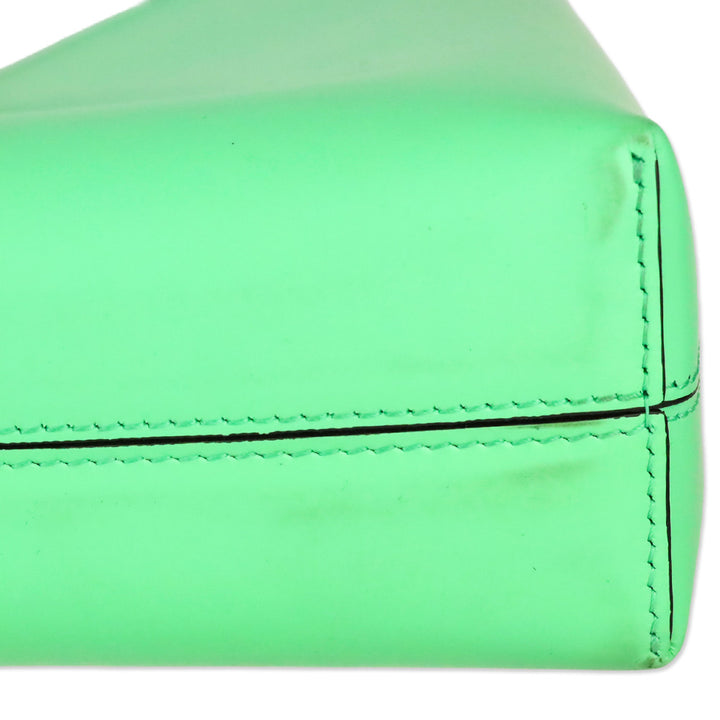 Salvatore Ferragamo Green Trifolio Shoulder Bag