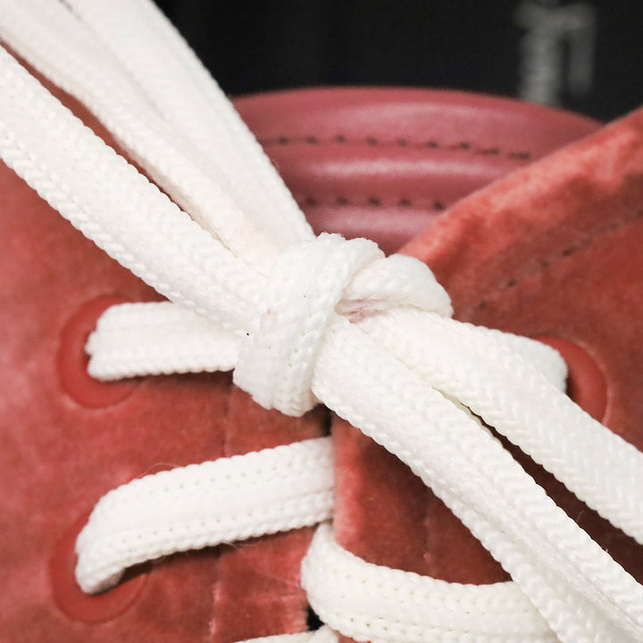 Salvatore Ferragamo Pink Velvet Cube Low Top Sneakers