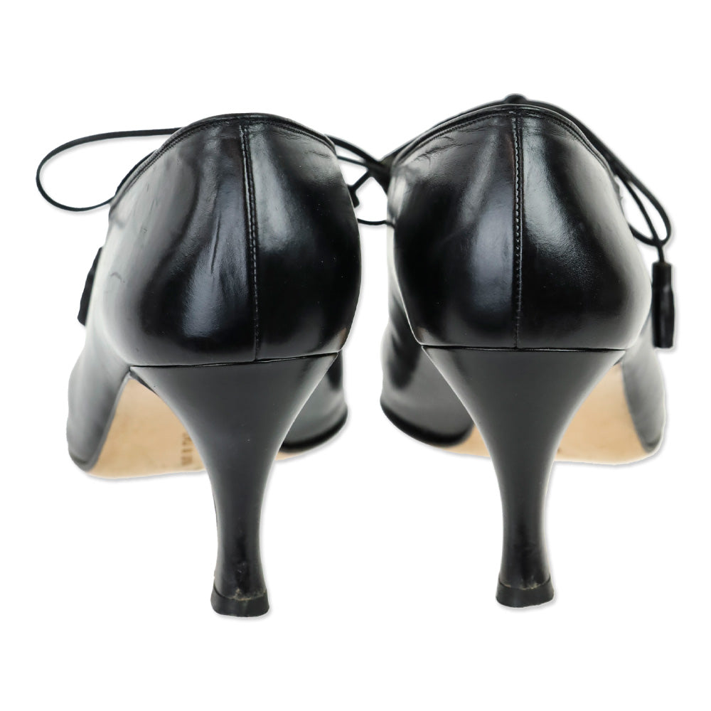 Salvatore Ferragamo Regency Black Calf/Suede Pump