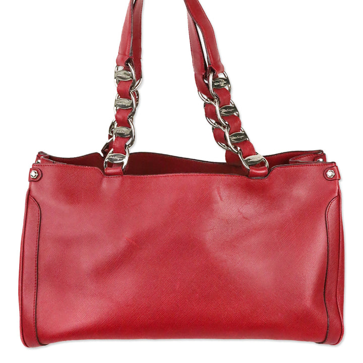 Salvatore Ferragamo Saffiano Leather Nicoletta Bag
