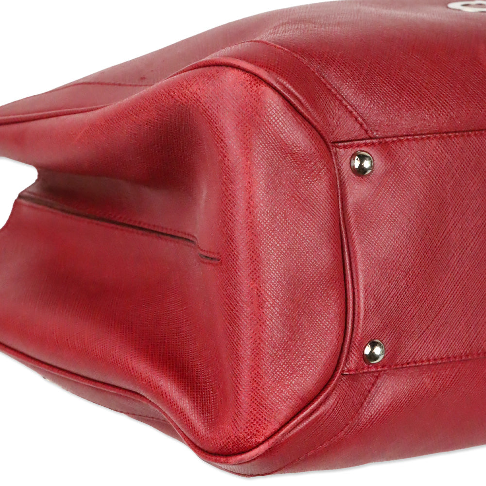 Salvatore Ferragamo Saffiano Leather Nicoletta Bag