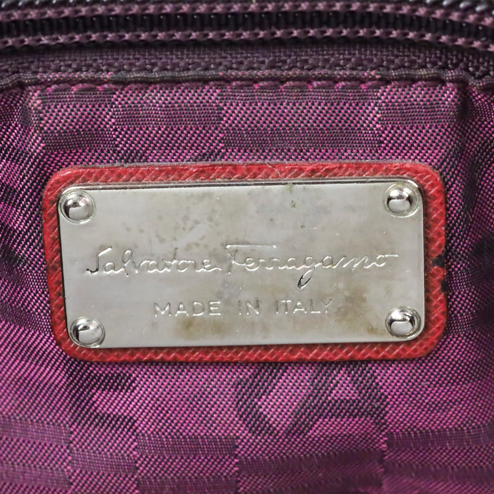 Salvatore Ferragamo Saffiano Leather Nicoletta Bag