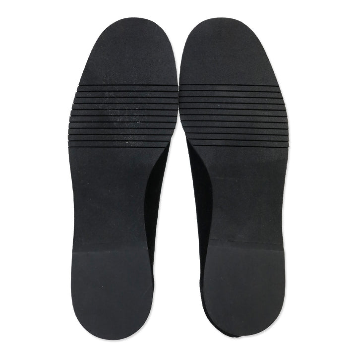 Salvatore Ferragamo Suede Embroidered Gancini Flats