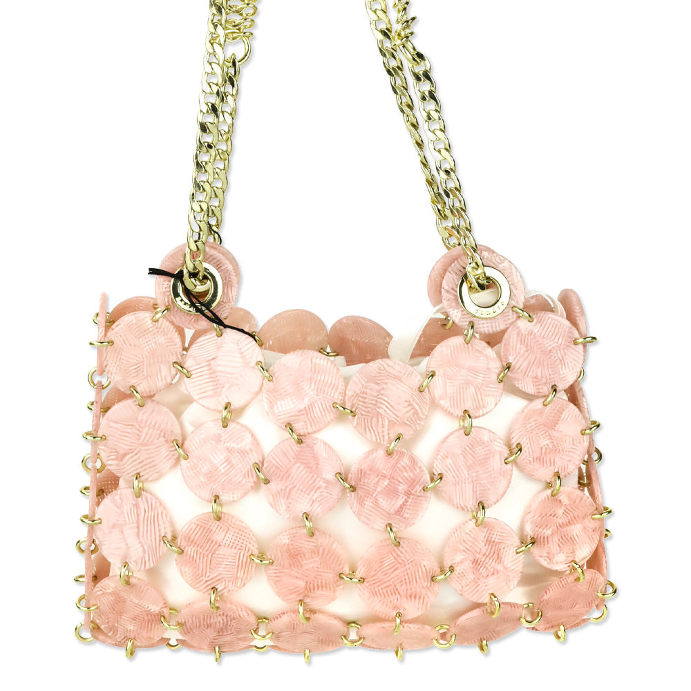 Sandro Rose Pink Acetate Pastille PM Bag