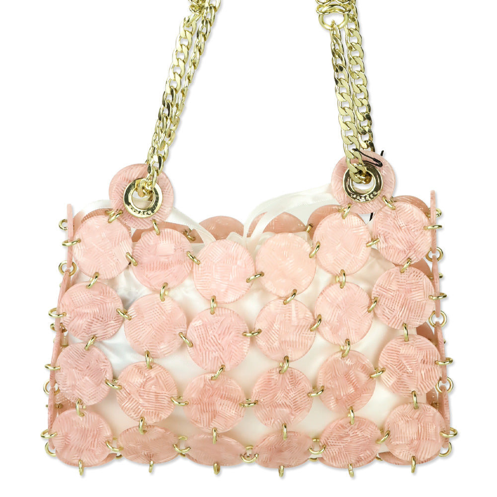 Sandro Rose Pink Acetate Pastille PM Bag