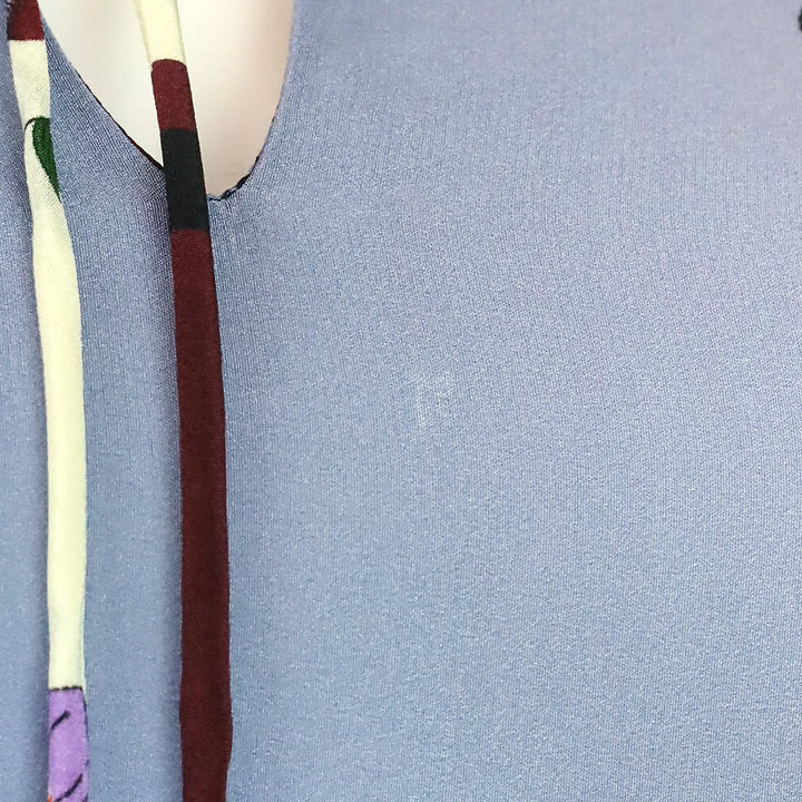 Sandro Steffie Floral & Square Print Silk Midi Dress