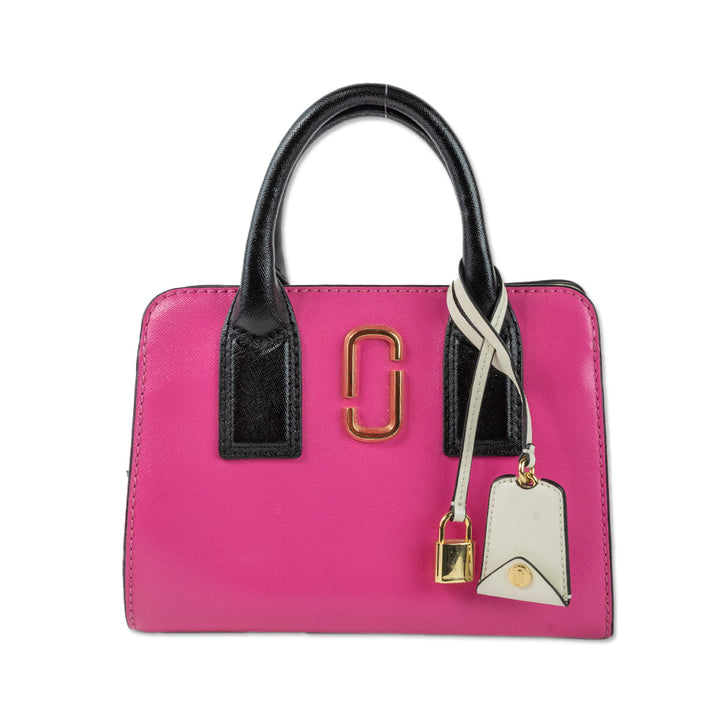 Marc Jacobs Leather Color Block Top Handle Tote