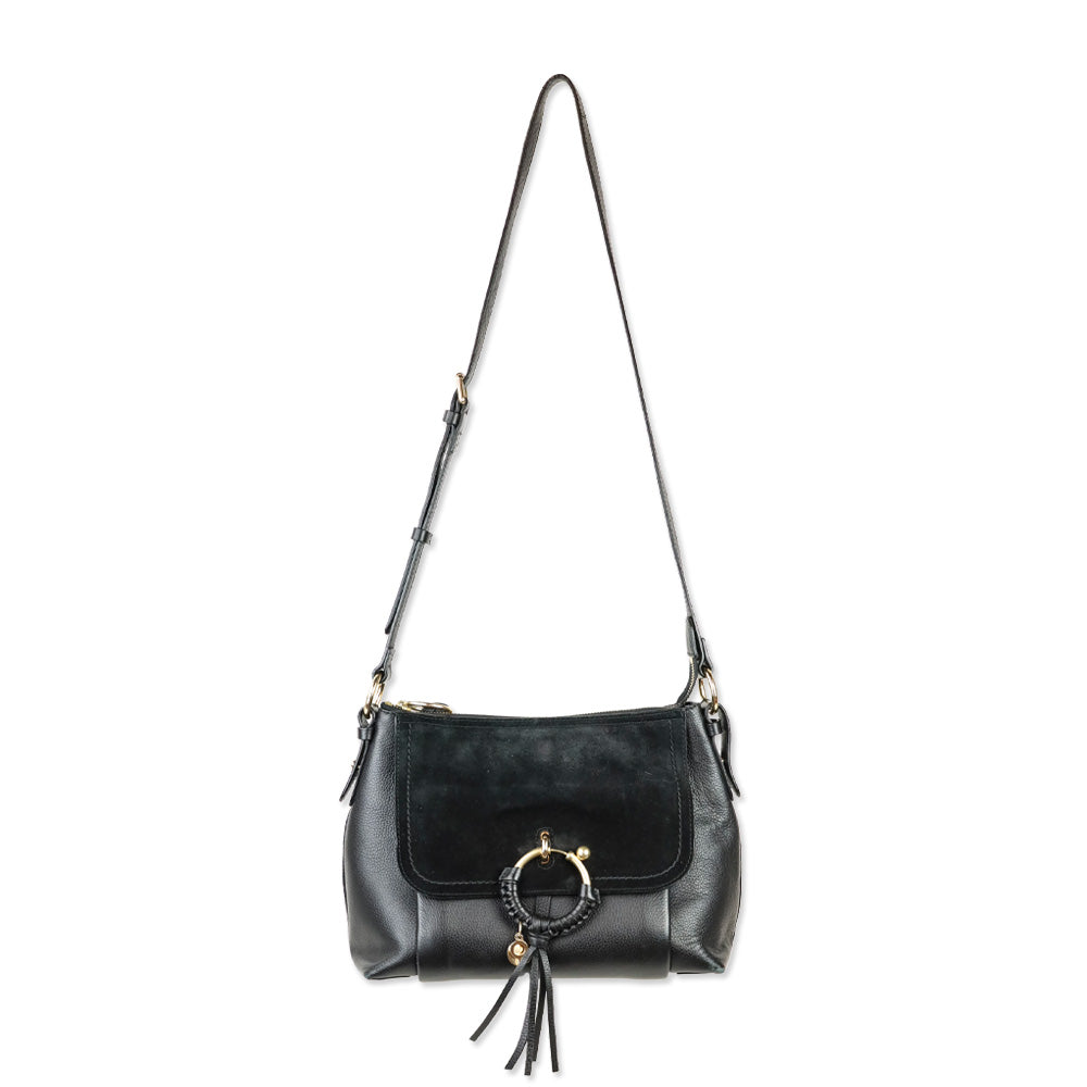 See By Chloé Small Joan Suede & Leather Crossbody Bag