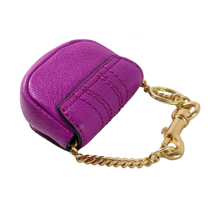 See by Chloe Pink Leather Hana Keychain