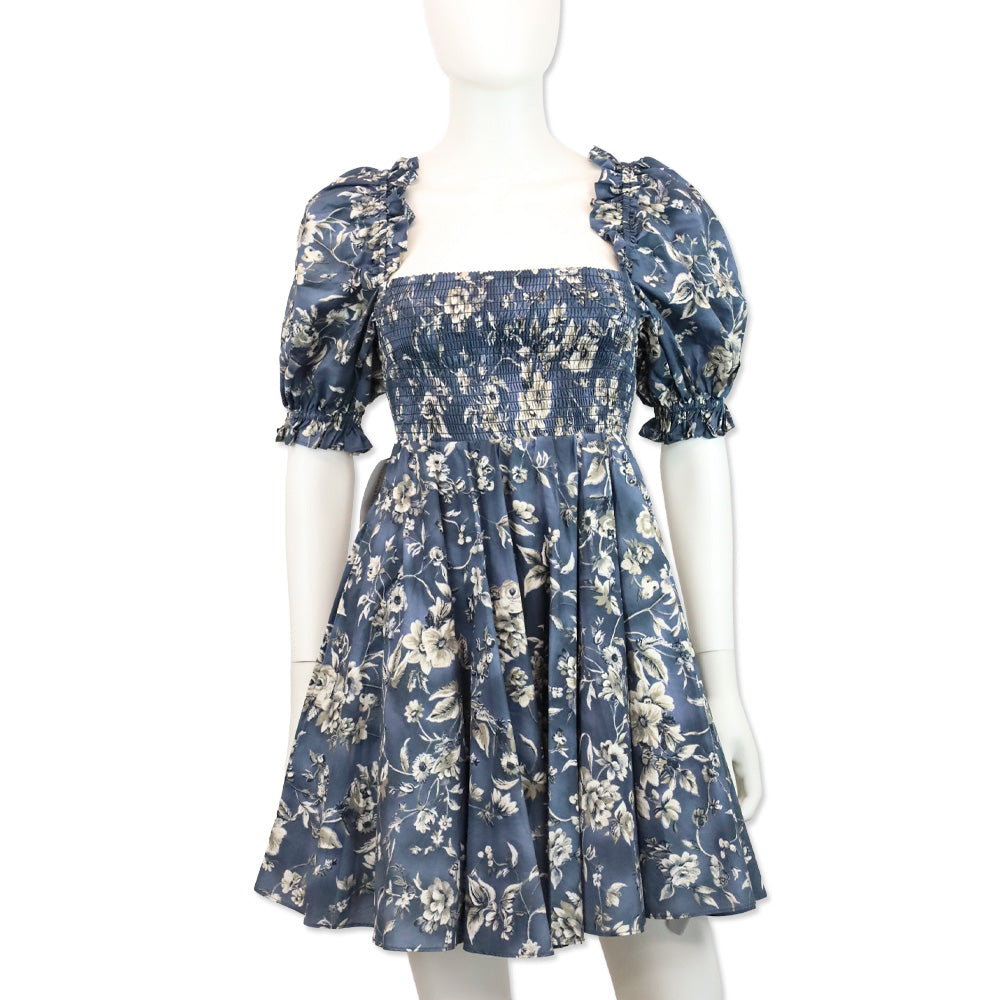 selkie mini dress Selkie Beaded Mini Dress Blue