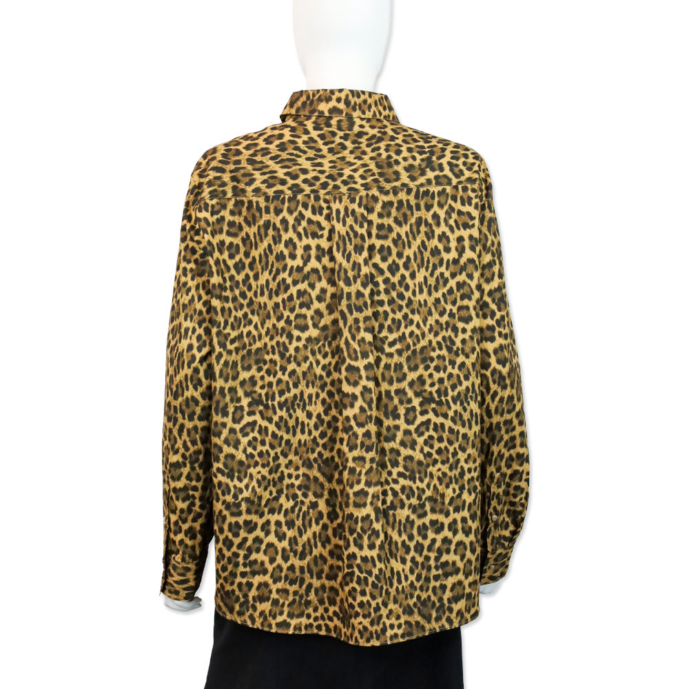 Sézane Leo Nevada Print Organic Cotton Max Shirt