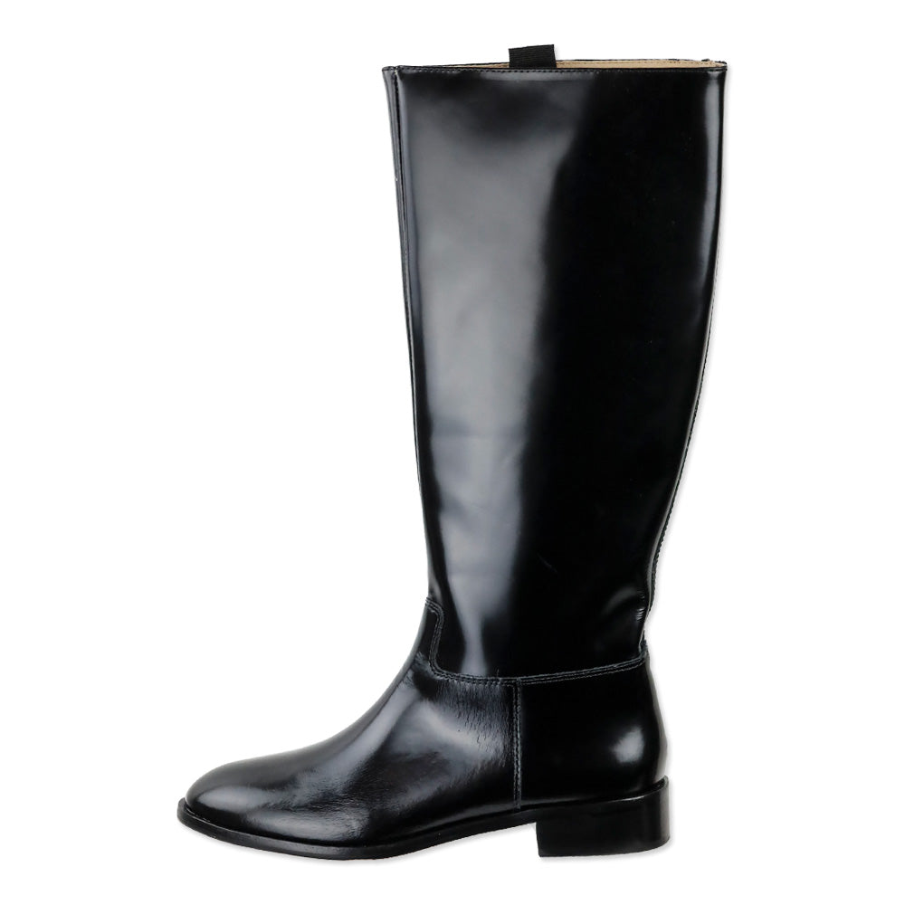 Silent D Black Patent Leather Giselle Boot