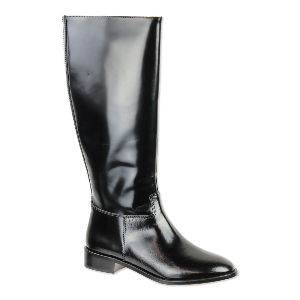 Silent D Black Patent Leather Giselle Boot
