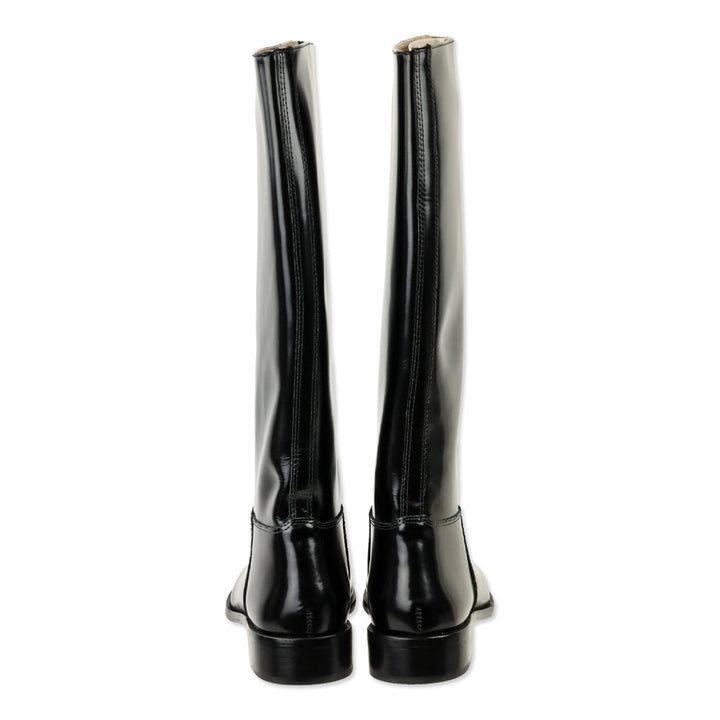 Silent D Black Patent Leather Giselle Boot
