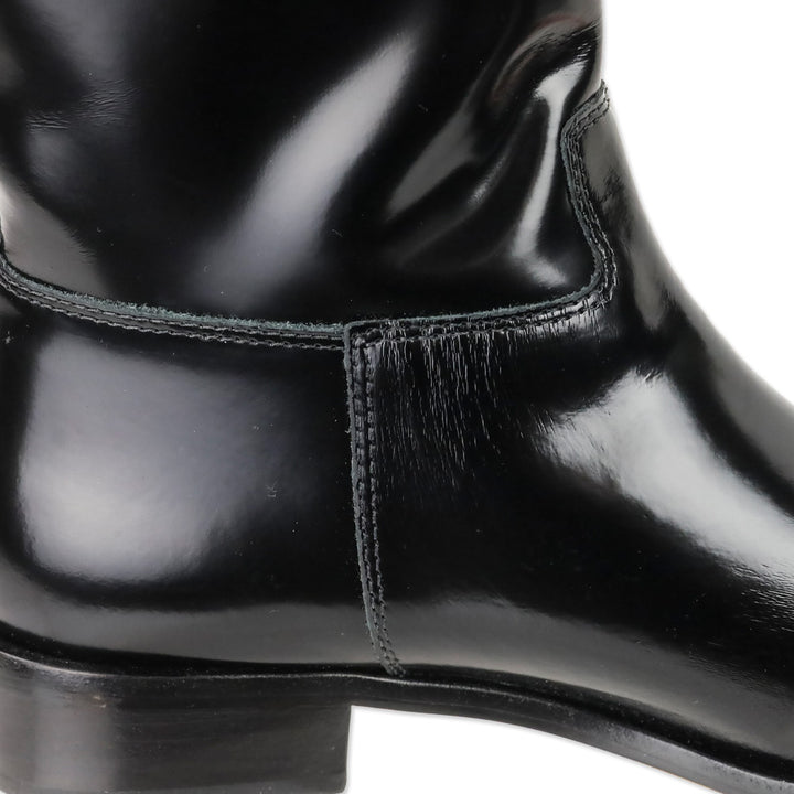 Silent D Black Patent Leather Giselle Boot
