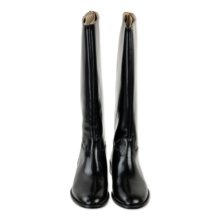 Silent D Black Patent Leather Giselle Boot