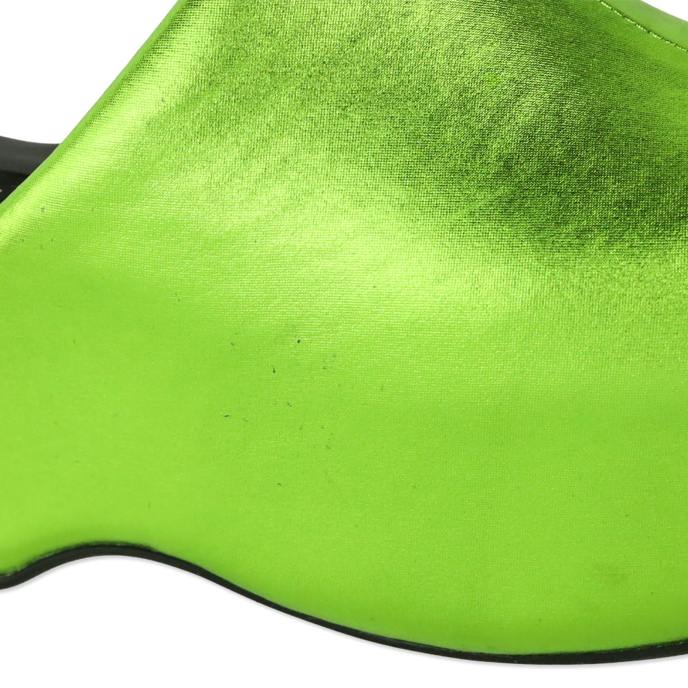 Simon Miller Metallic Galactic Green Platform Bubble Clog