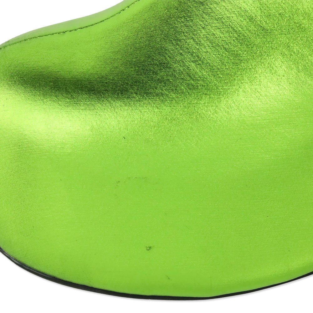 Simon Miller Metallic Galactic Green Platform Bubble Clog