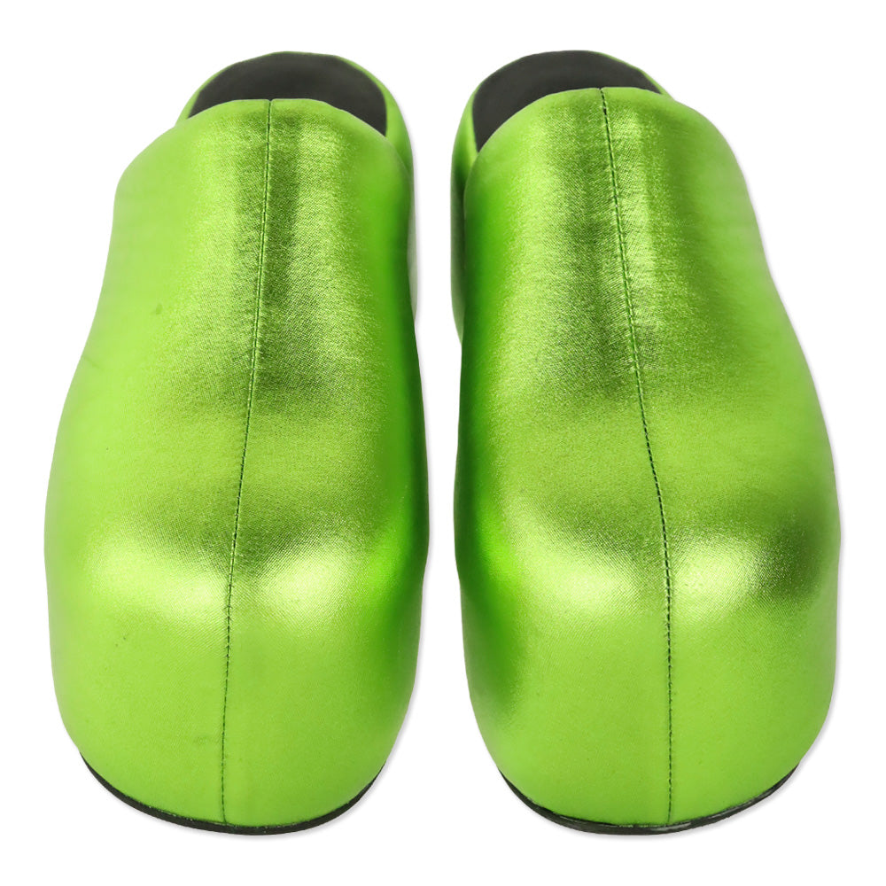 Simon Miller Metallic Galactic Green Platform Bubble Clog