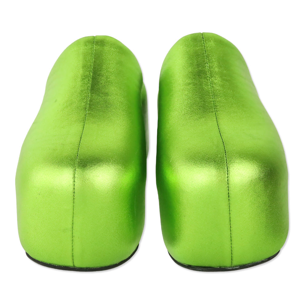 Simon Miller Metallic Galactic Green Platform Bubble Clog