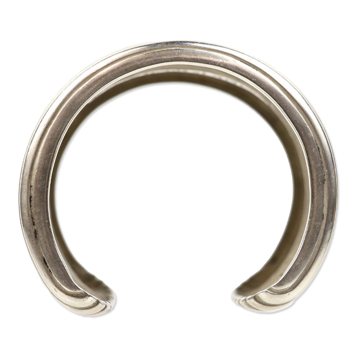 Slane Sterling Silver Wide Ribbed Cuff Bracelet