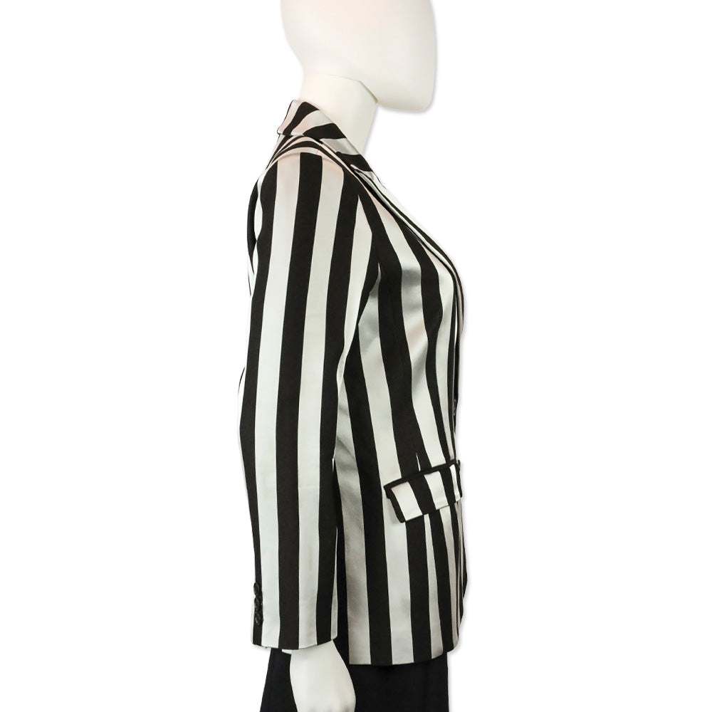 Smythe Black & Silver Ref Striped Boy Blazer