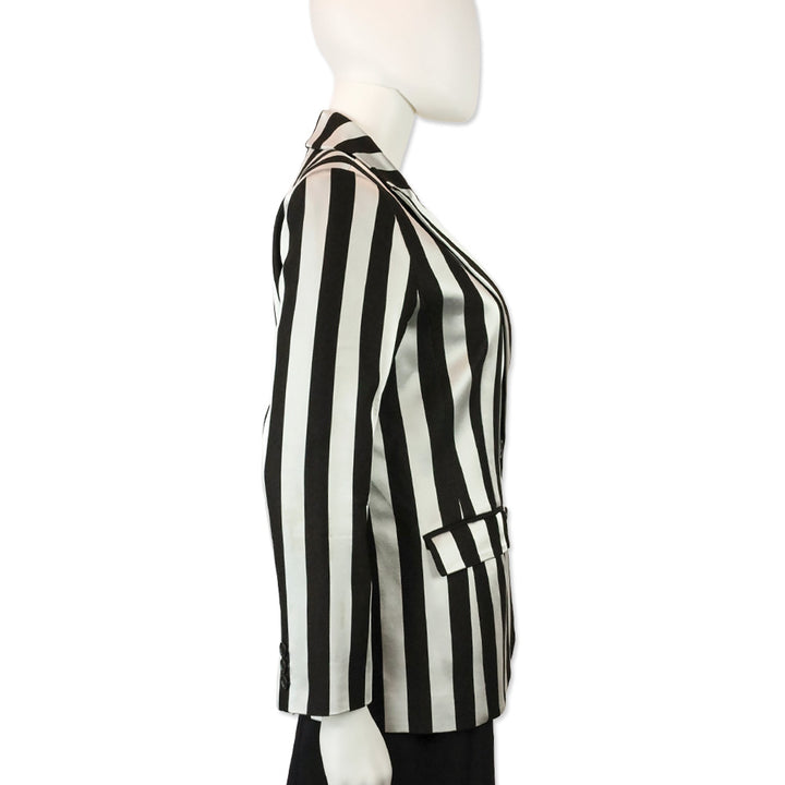 Smythe Black & Silver Ref Striped Boy Blazer