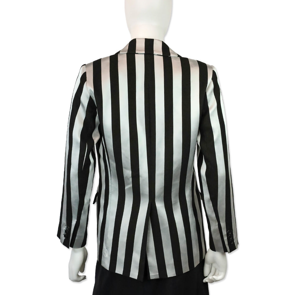 Smythe Black & Silver Ref Striped Boy Blazer