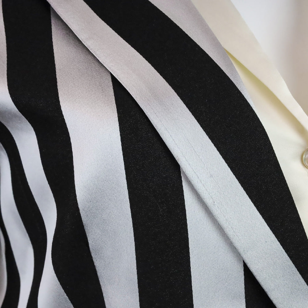 Smythe Black & Silver Ref Striped Boy Blazer