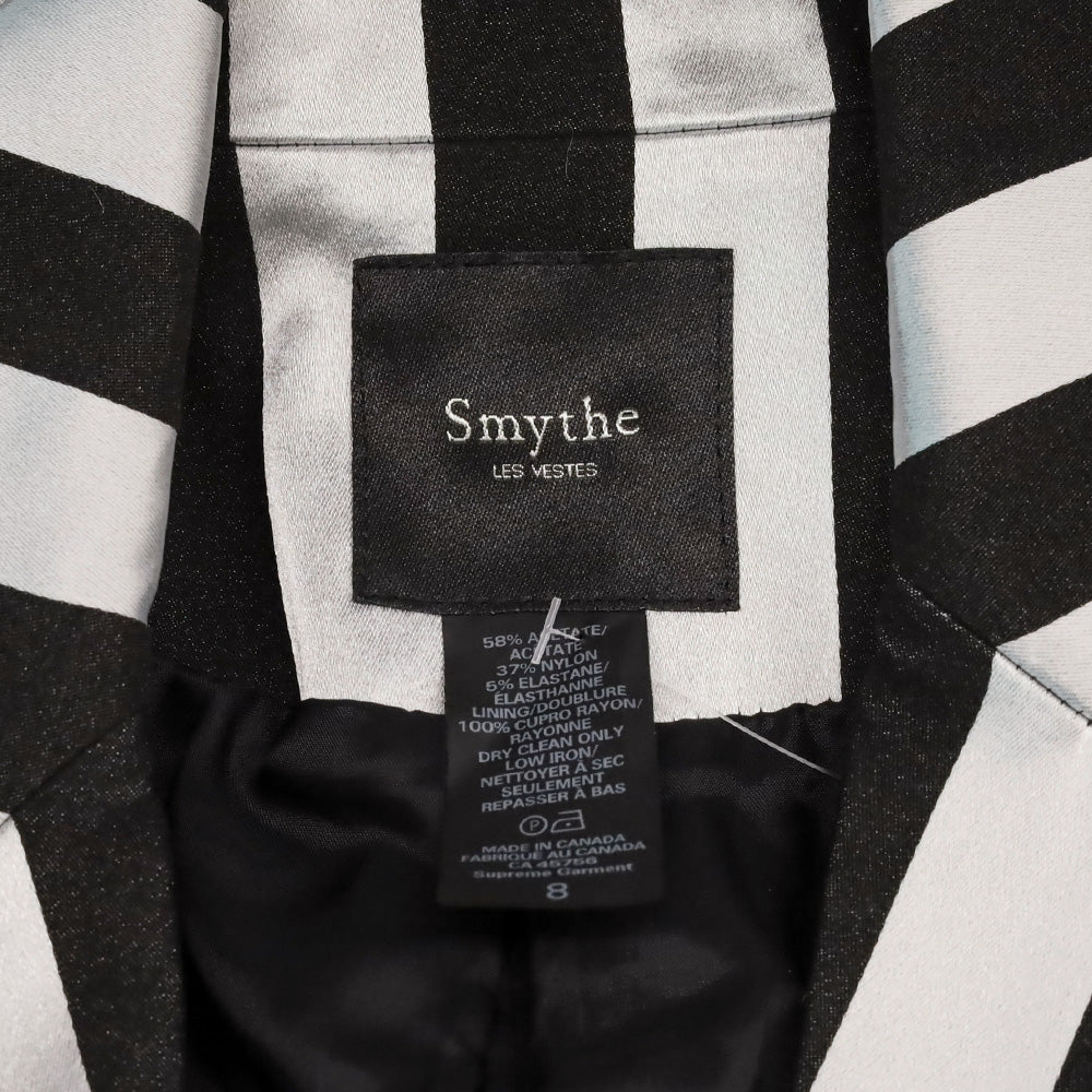 Smythe Black & Silver Ref Striped Boy Blazer