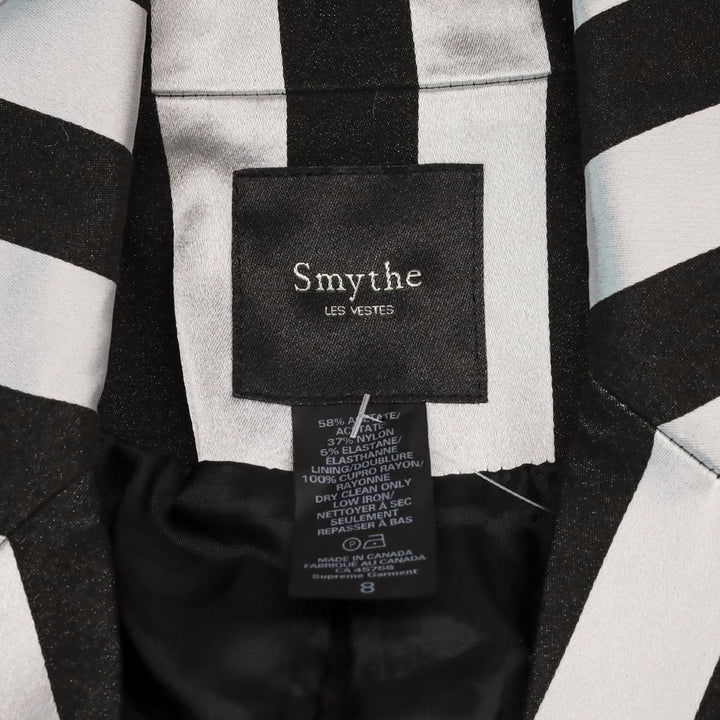 Smythe Black & Silver Ref Striped Boy Blazer