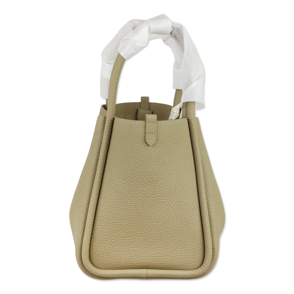 Songmont Cream Apricot Full Grain Leather Large Song Bag
