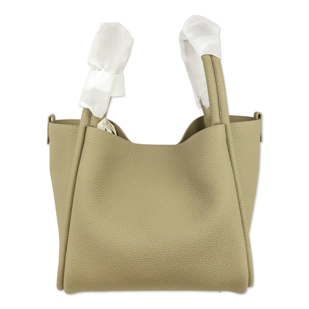 Songmont Cream Apricot Full Grain Leather Large Song Bag