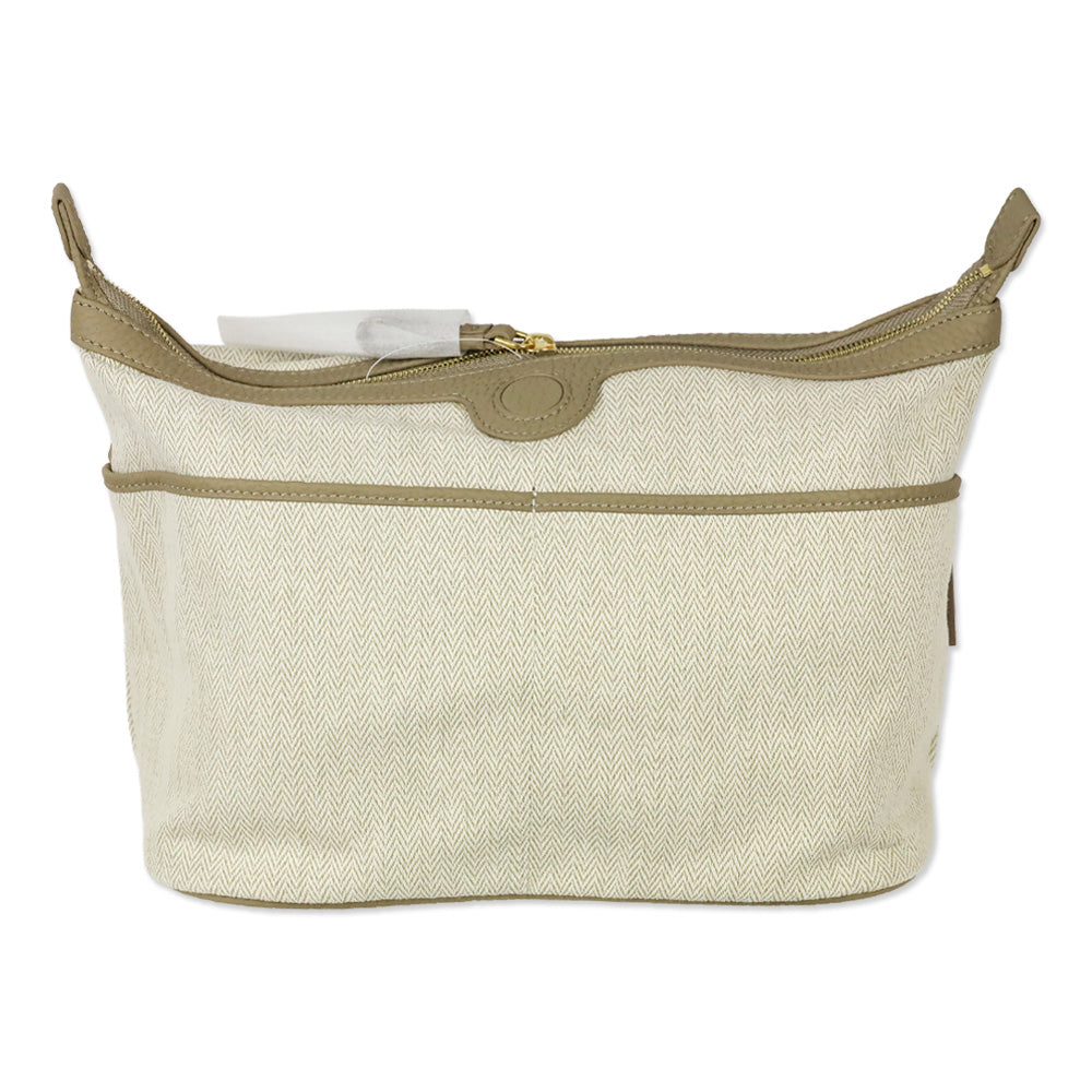 Songmont Cream Apricot Full Grain Leather Large Song Bag