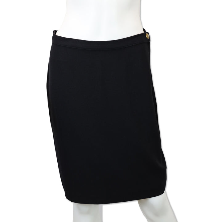 Sonia Rykiel Black Midi Pencil Skirt