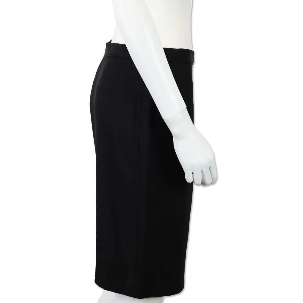 Sonia Rykiel Black Midi Pencil Skirt