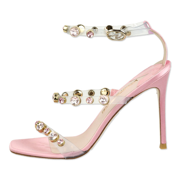 Sophia Webster Pink Rosalind Gem 85 Sandals