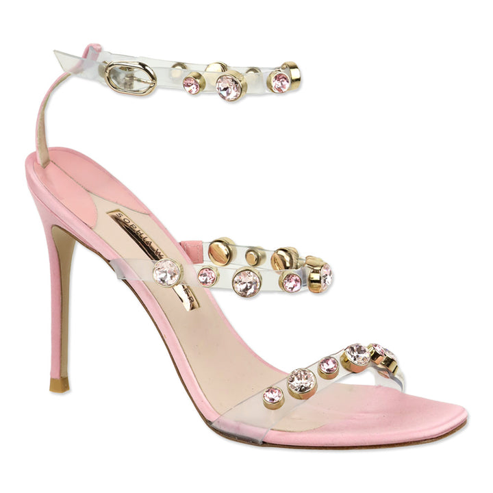 Sophia Webster Pink Rosalind Gem 85 Sandals
